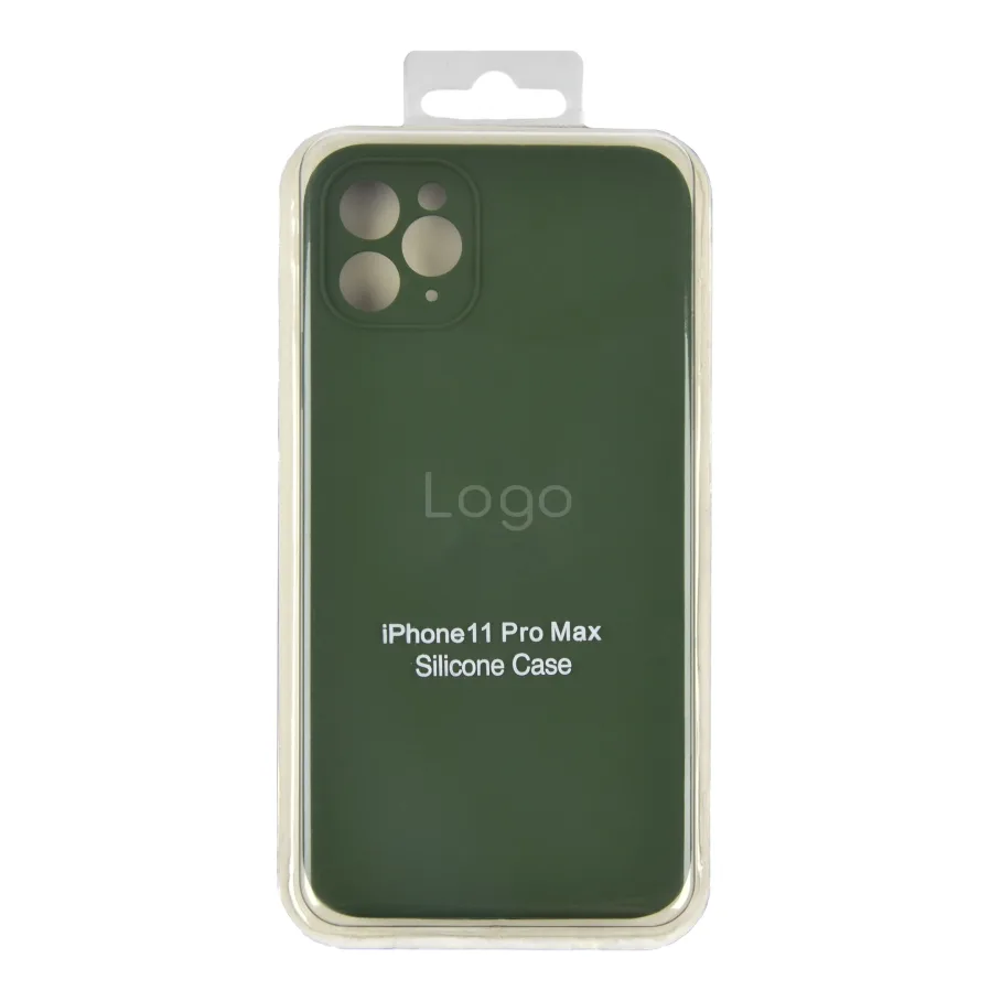 Чохол Silicone Case Square Full Camera для iPhone 11 Pro Max 13.Orange