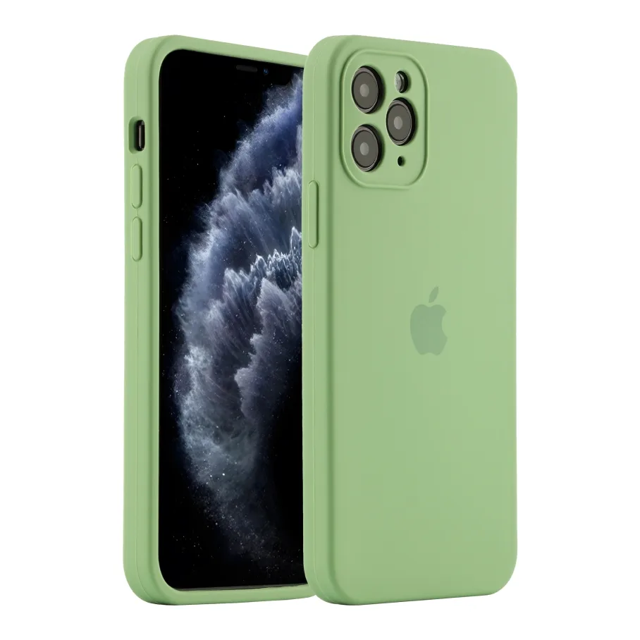 Чохол Silicone Case Square Full Camera для iPhone 11 Pro 58.Sky Blue
