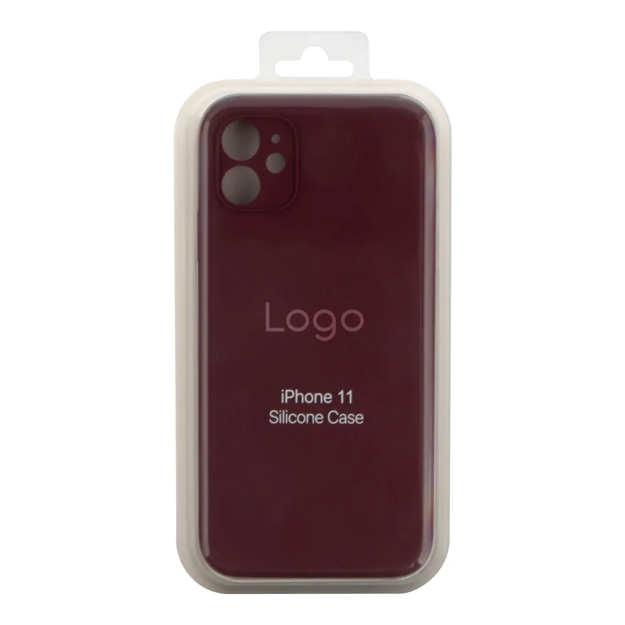 Чохол Silicone Case Square Full Camera для iPhone 11 73.Plum