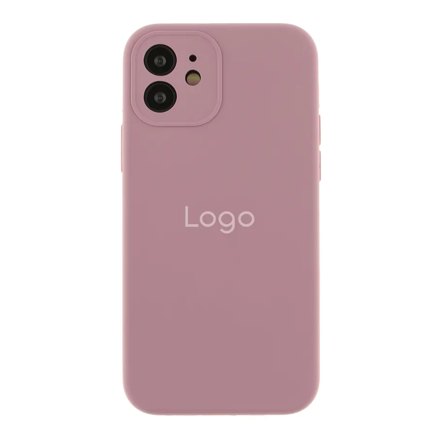 Чохол Silicone Case Full Size with Frame для iPhone 12 68.Blackcurrant