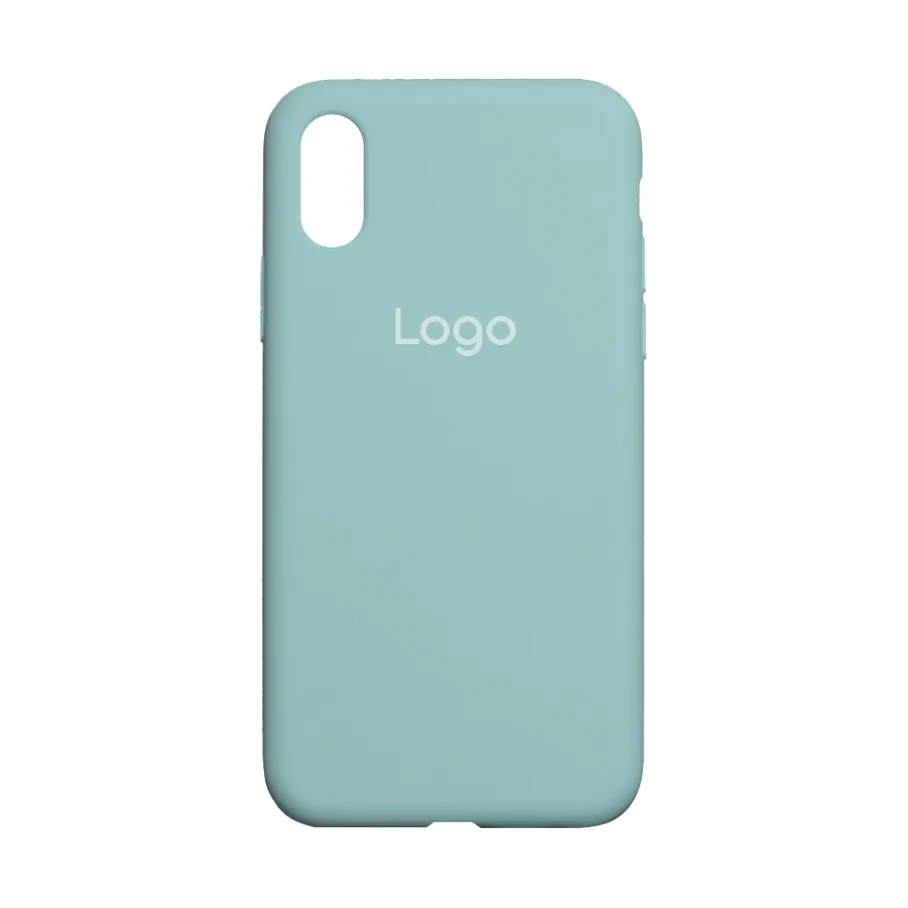 Чохол Silicone Case Full Size (AA) для iPhone Xs Max 21.Sea Blue