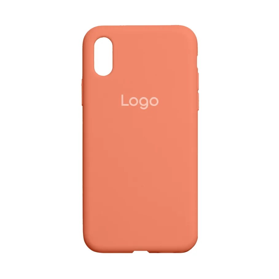 Чохол Silicone Case Full Size (AA) для iPhone Xs Max 02.Apricot