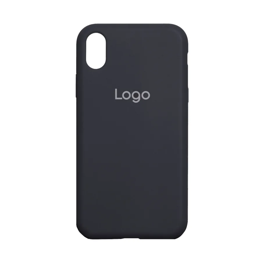 Чохол Silicone Case Full Size (AA) для iPhone Xr 15.Dark Grey