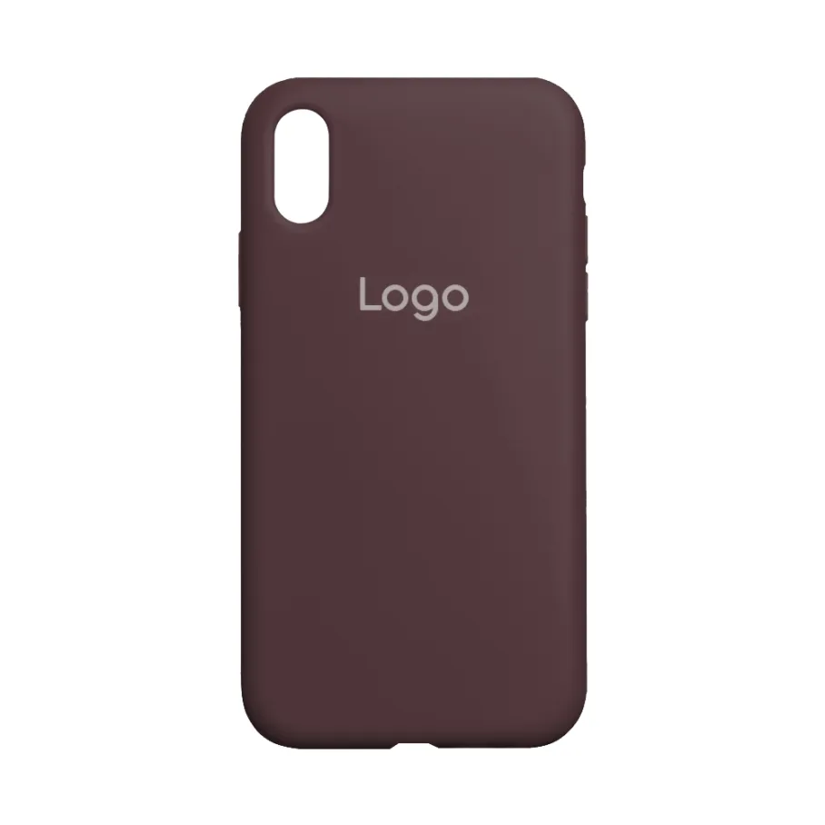 Чохол Silicone Case Full Size (AA) для iPhone X/Xs 73.Plum