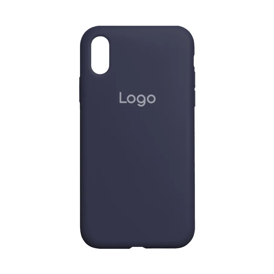 Чохол Silicone Case Full Size (AA) для iPhone X/Xs 70.Deep Navy