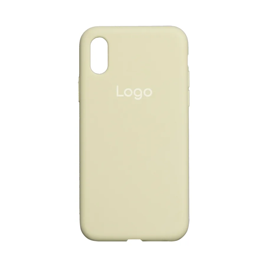 Чохол Silicone Case Full Size (AA) для iPhone X/Xs 51.Mellow Yellow