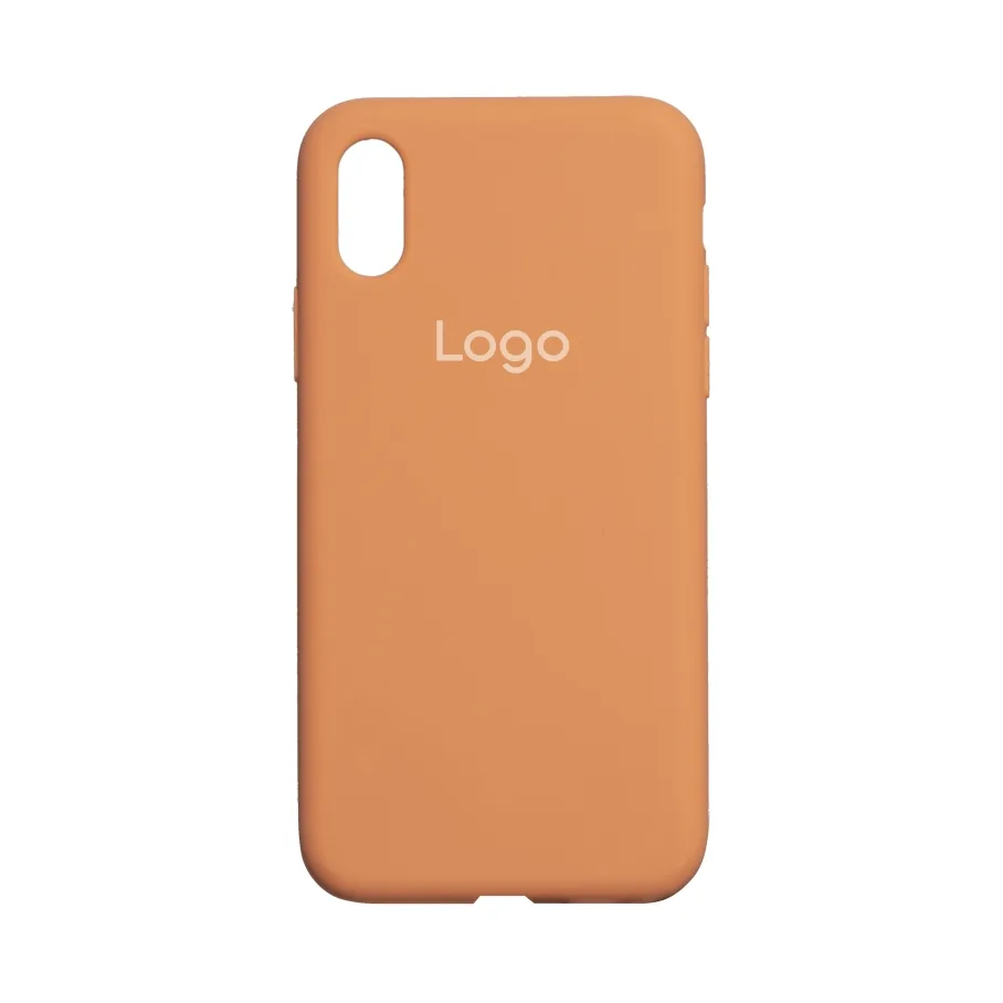 Чохол Silicone Case Full Size (AA) для iPhone X/Xs 49.Papaya
