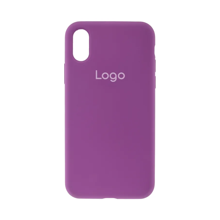 Чохол Silicone Case Full Size (AA) для iPhone X/Xs 43.Grape