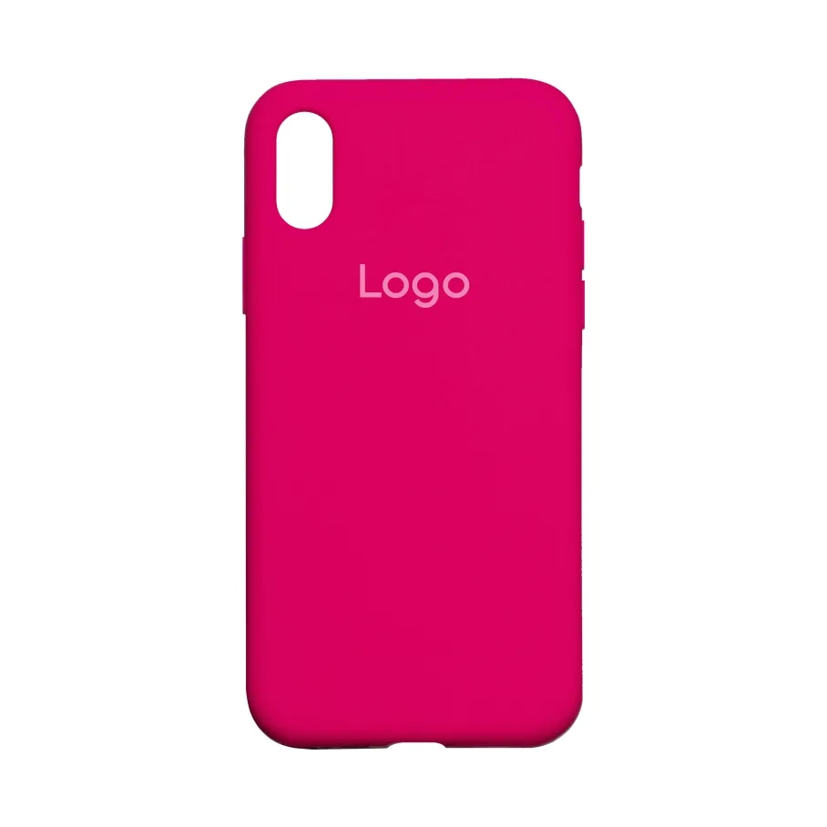 Чохол Silicone Case Full Size (AA) для iPhone X/Xs 38.Shiny Pink