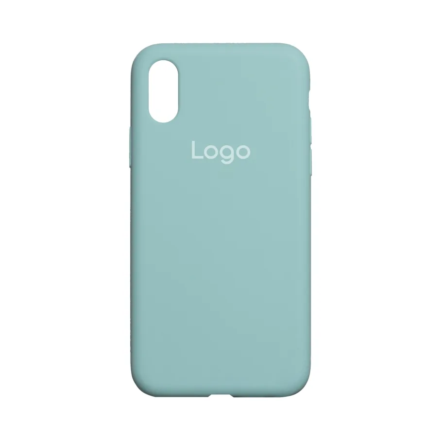 Чохол Silicone Case Full Size (AA) для iPhone X/Xs 21.Sea Blue