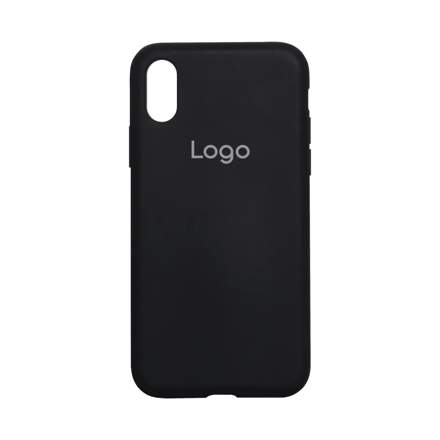 Чохол Silicone Case Full Size (AA) для iPhone X/Xs 18.Black