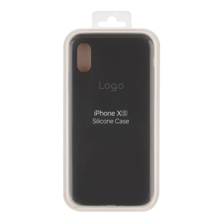 Чохол Silicone Case Full Size (AA) для iPhone X/Xs 15.Dark Grey