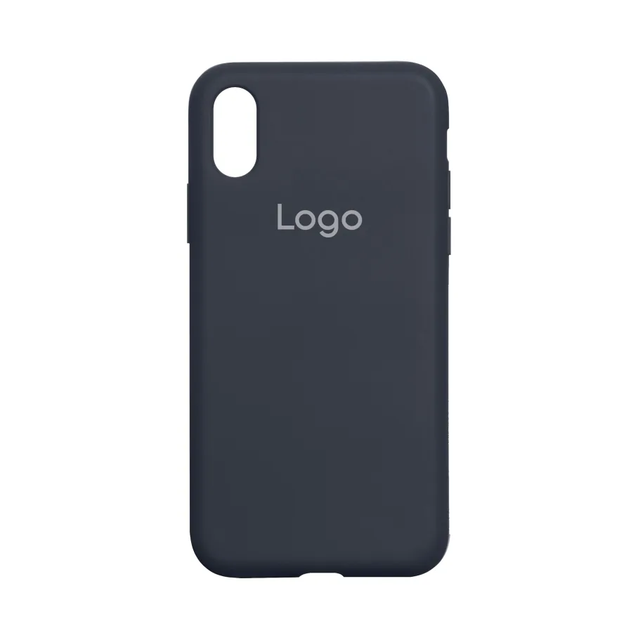 Чохол Silicone Case Full Size (AA) для iPhone X/Xs 08.Dark Blue