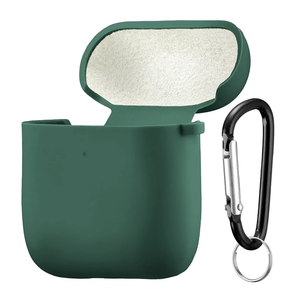 Чохол Silicone Case 2,5mm with microfiber for AirPods 1/2 Needle Green