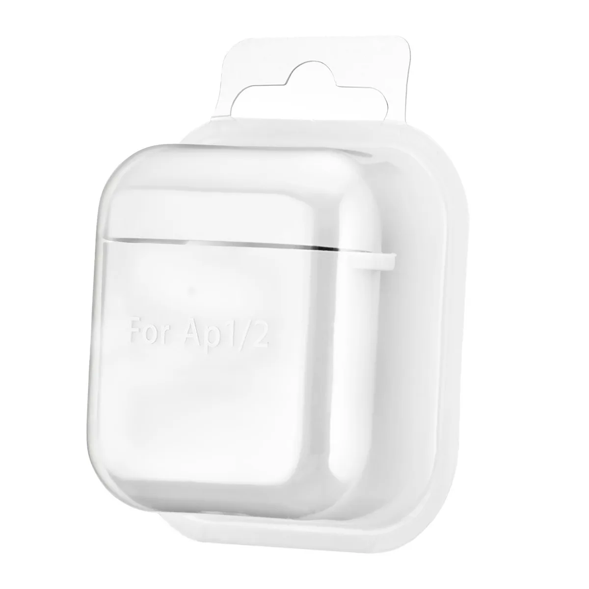 Чохол Silicone Case 2,5mm with microfiber for AirPods 1/2 White