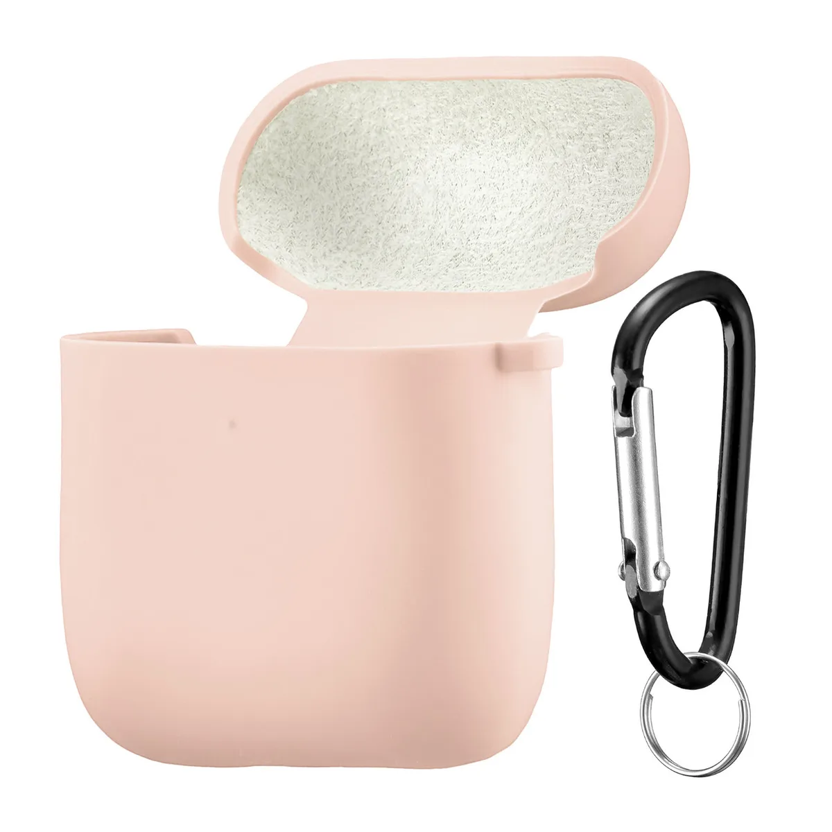 Чохол Silicone Case 2,5mm with microfiber for AirPods 1/2 Sand Powder