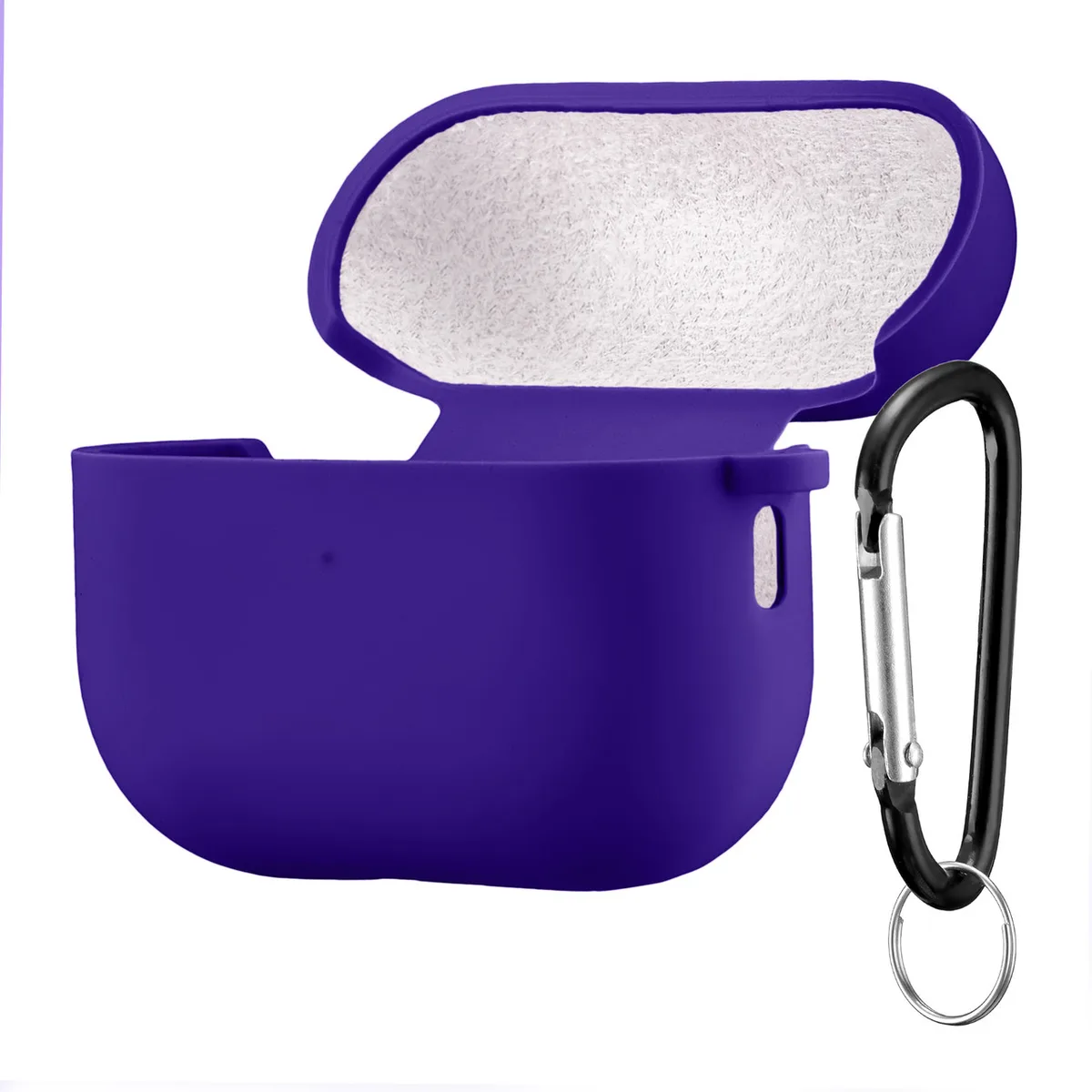 Чохол Silicone Case 2,5mm with microfiber for AirPods Pro 2 Deep Purple