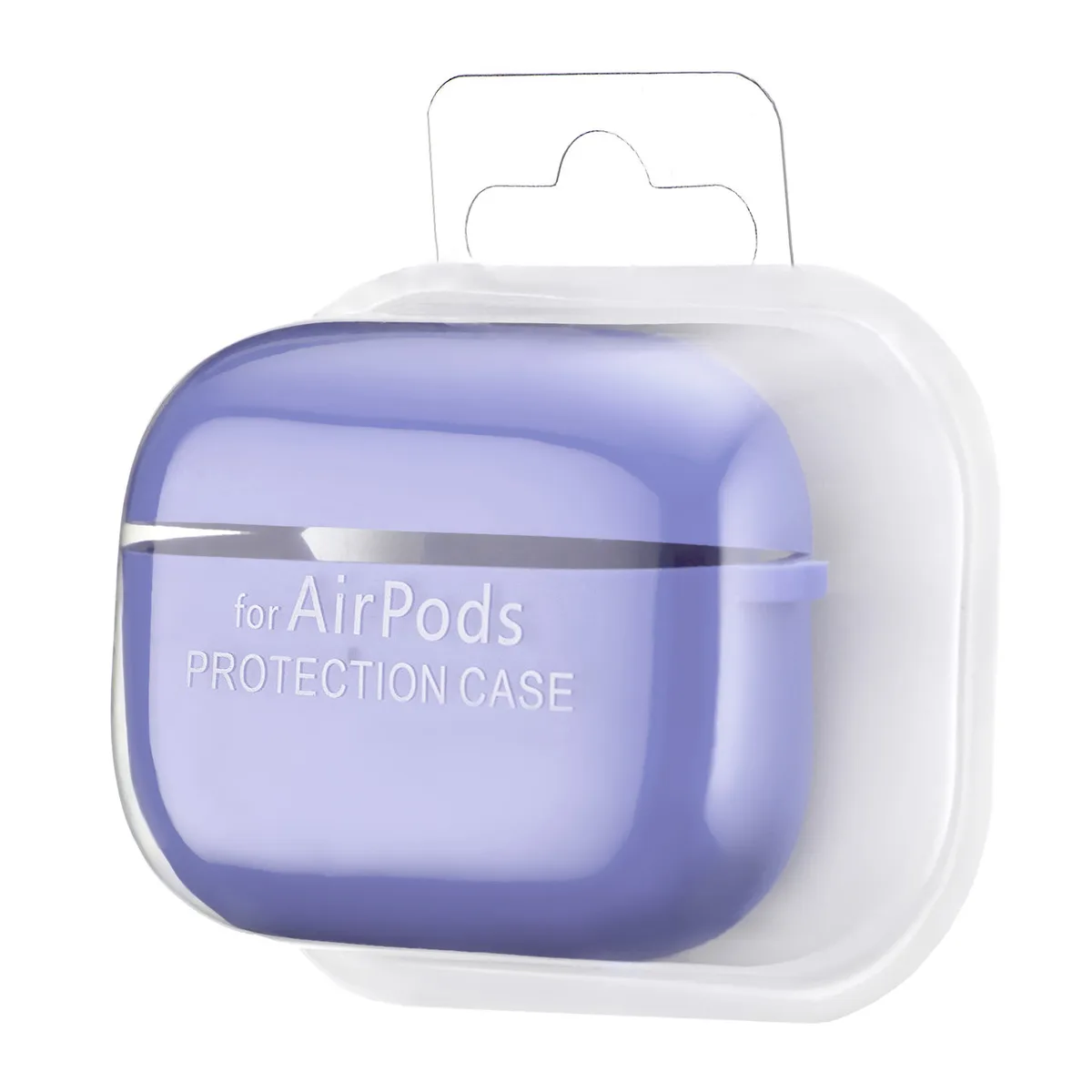 Чохол Silicone Case 2,5mm with microfiber for AirPods Pro Elegant Purple