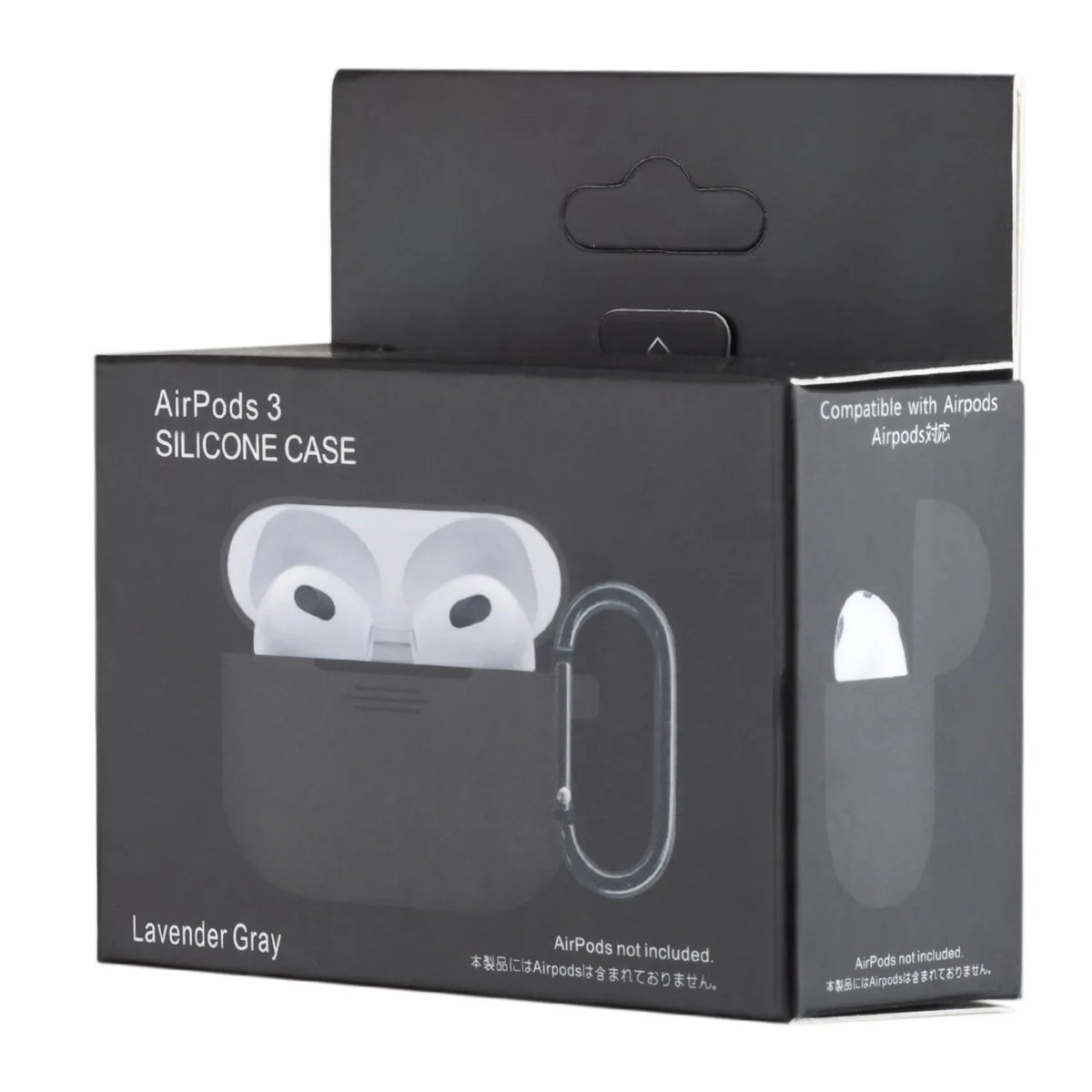 Чохол Silicone Case 1,2mm for AirPods 3 Lavender Grey