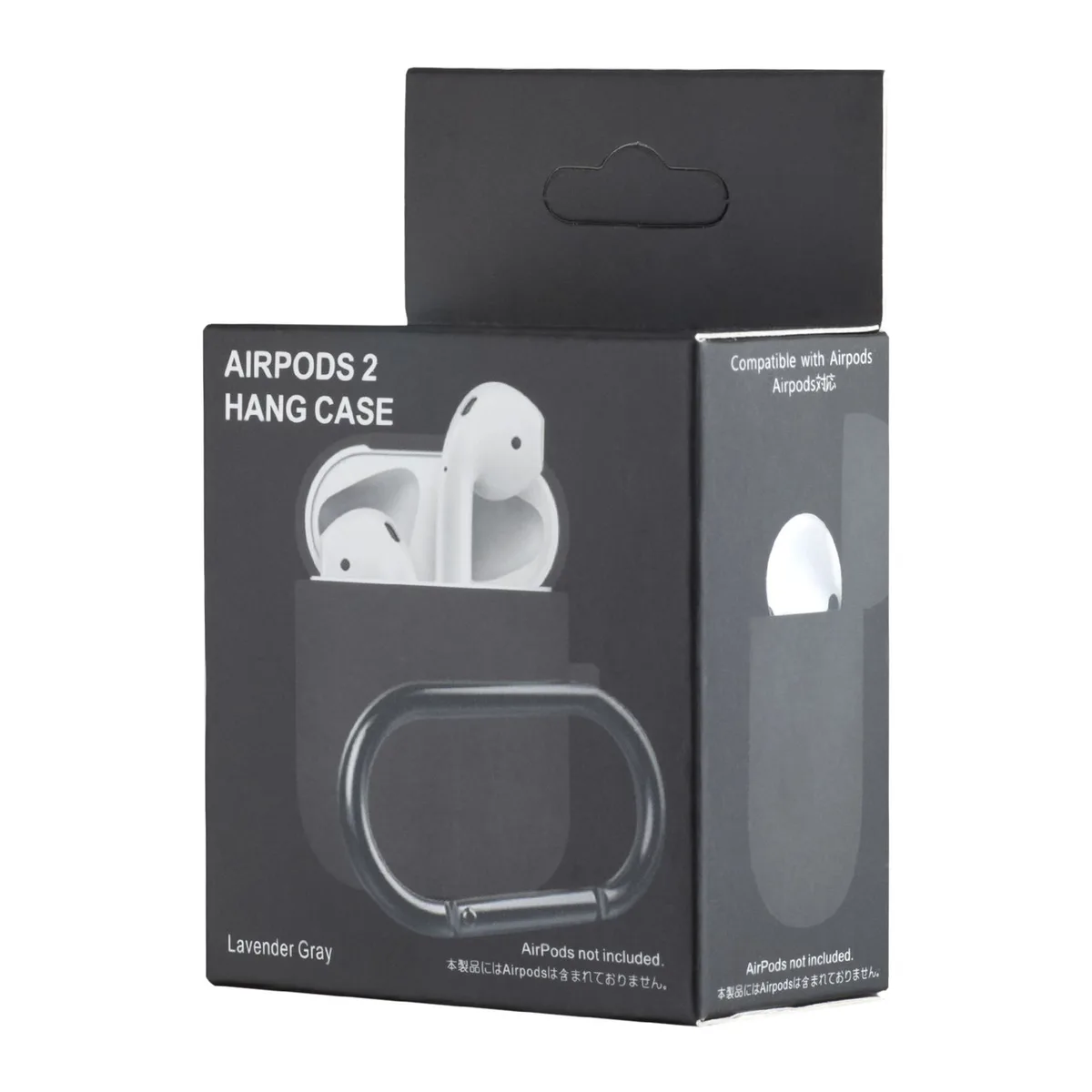 Чохол Silicone Case 1,2mm for AirPods 1/2 Lavender Grey