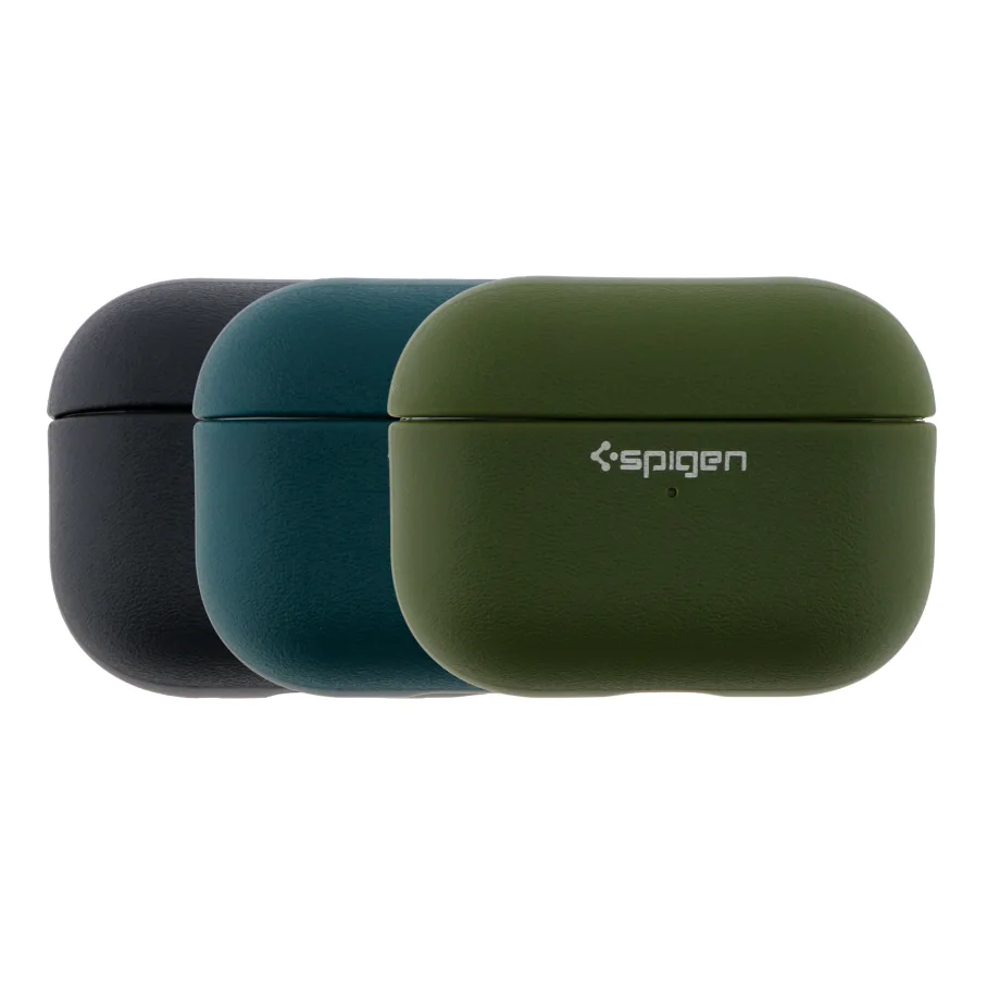 Футляр TPU Spigen Leather Armor для Airpods Pro 3 Pitch Green