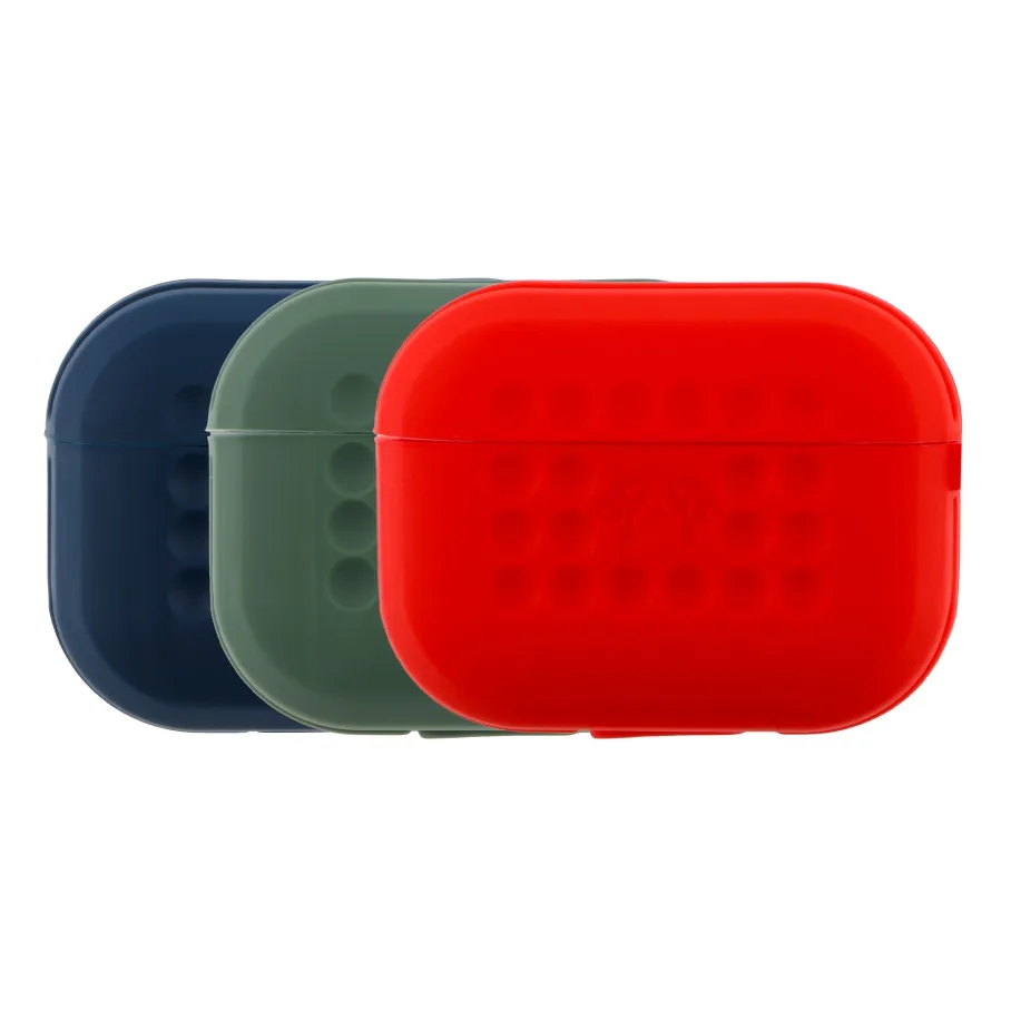 Футляр Silicone Fashion Case with Hook для Airpods Pro Grey