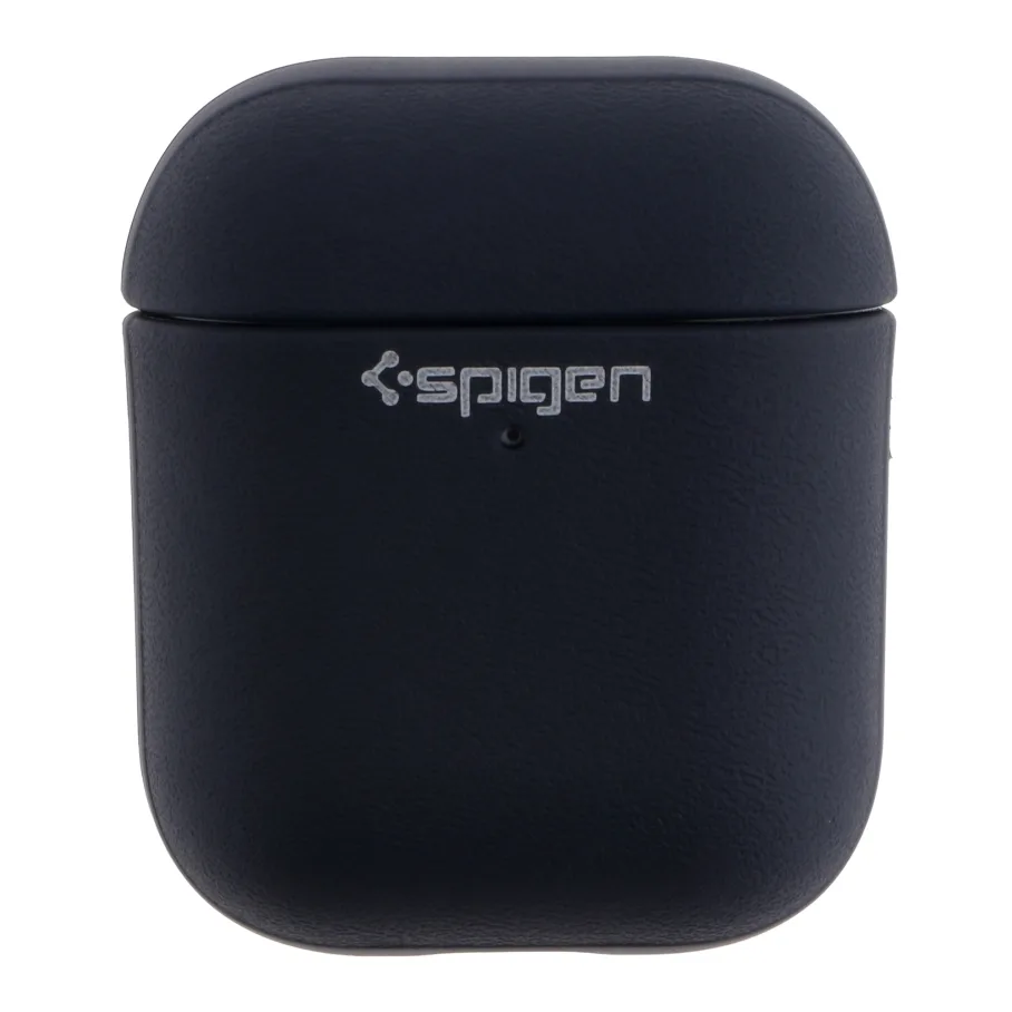 Футляр TPU Spigen Leather Armor для Airpods 1/2 Blue
