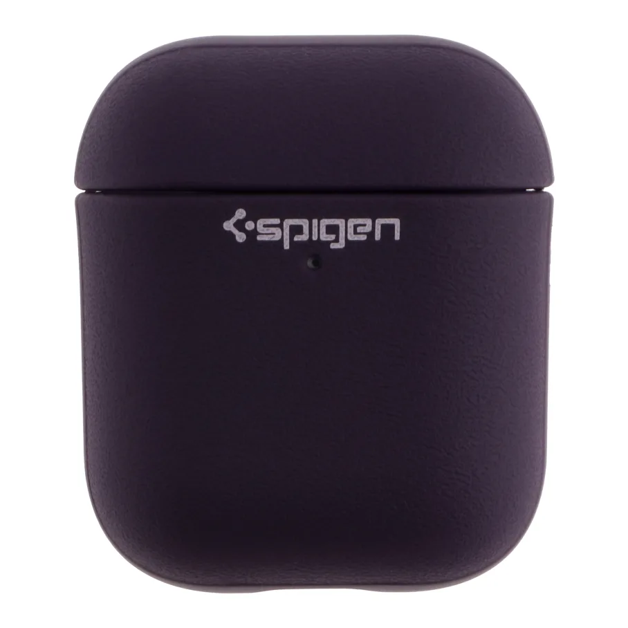 Футляр TPU Spigen Leather Armor для Airpods 1/2 Purple