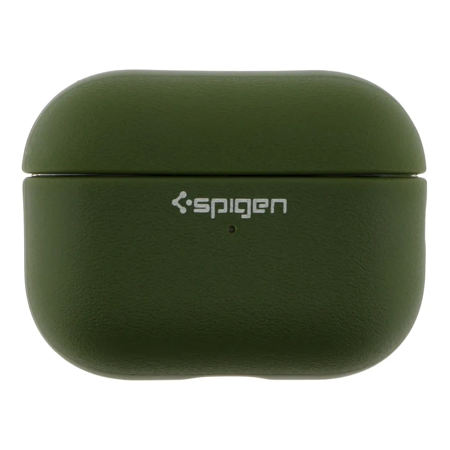 Футляр TPU Spigen Leather Armor для Airpods Pro Pitch Green