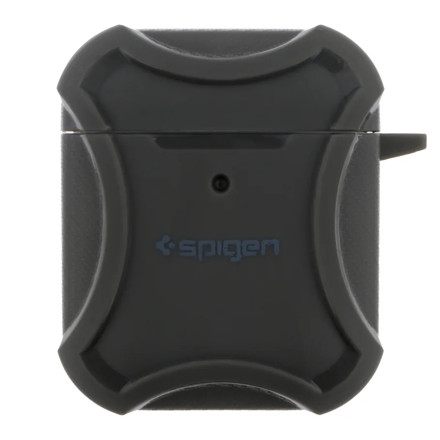 Футляр TPU Spigen DuraPro Flex with Hook для Airpods 1/2 Grey