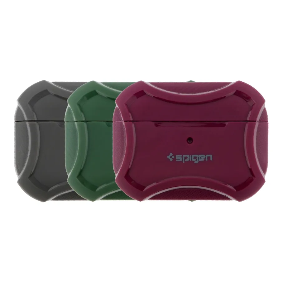 Футляр TPU Spigen DuraPro Flex with Hook для Airpods Pro Green