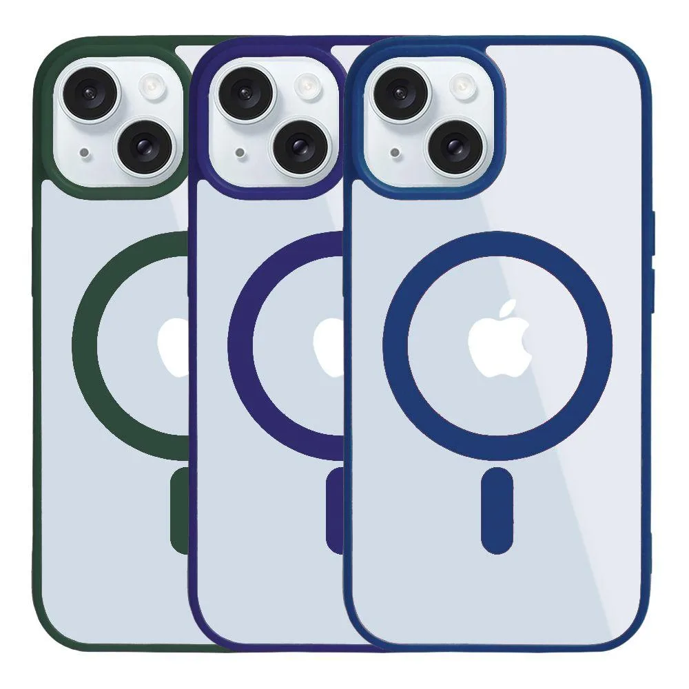 Чохол TPU Color with Magsafe для iPhone 14 Колір 11, Forest Зелений