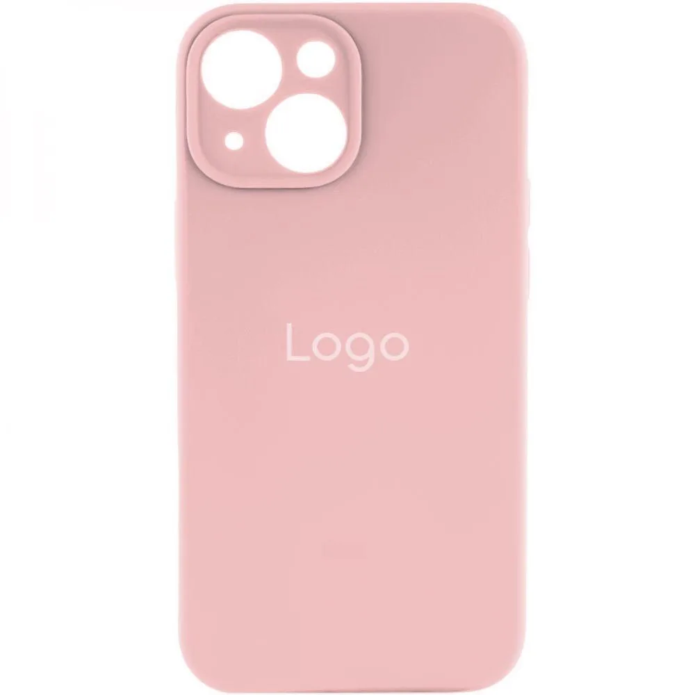 Чохол Silicone Case Full Size with Frame для iPhone 13 Колір 12.Рожевий