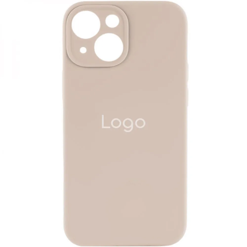 Чохол Silicone Case Full Size with Frame для iPhone 13 Колір 12.Рожевий