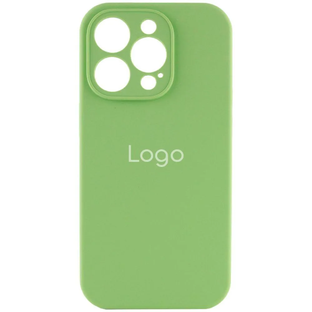Чохол Silicone Case Full Size with Frame для iPhone 14 Pro Max Колір 30.Flamingo