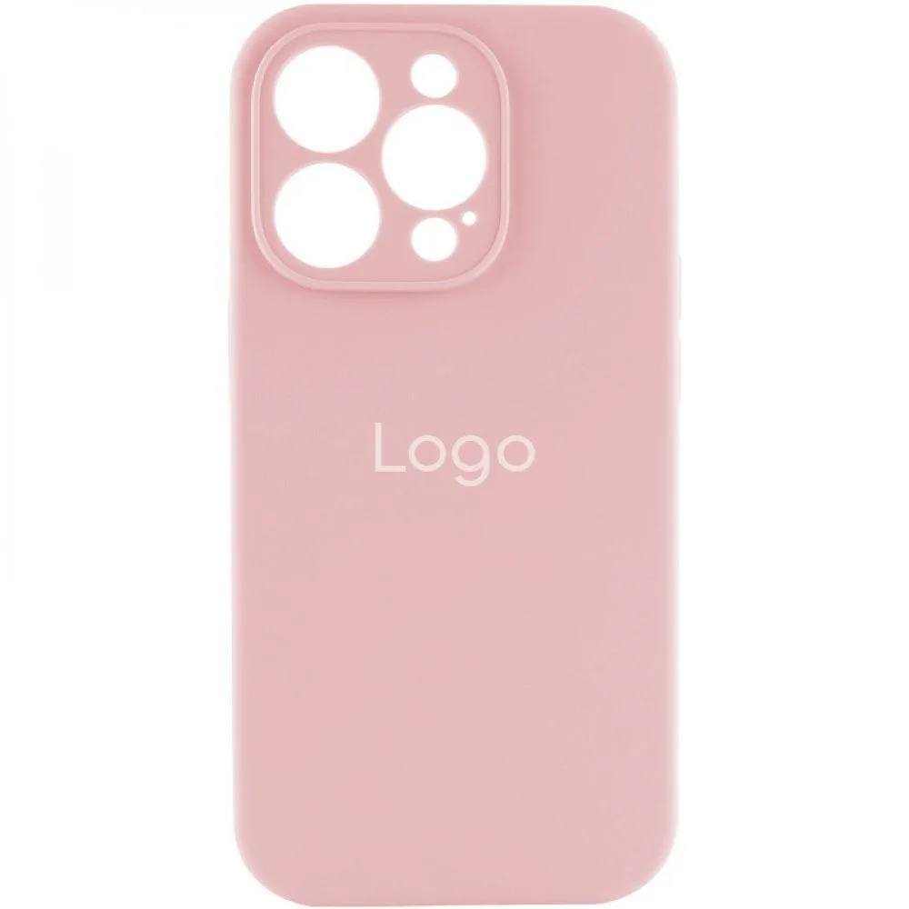 Чохол Silicone Case Full Size with Frame для iPhone 14 Pro Max Колір 30.Flamingo