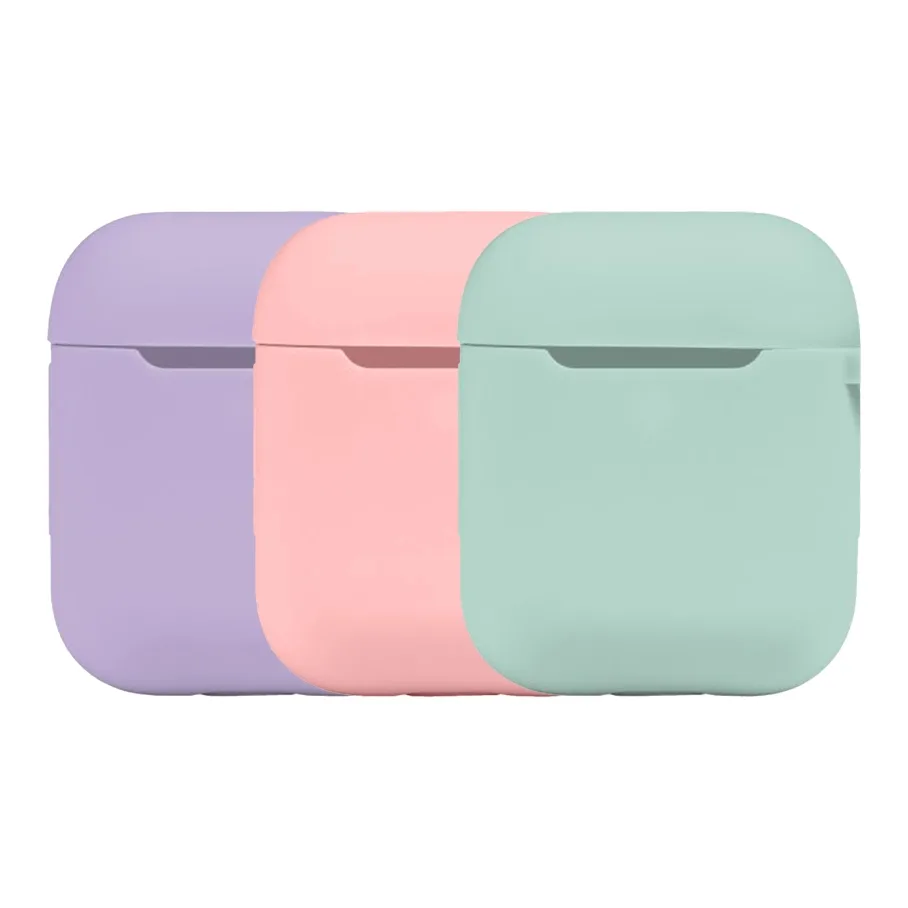 Футляр Silicone Case with hook для Airpods 1/2 60.Crem yellow