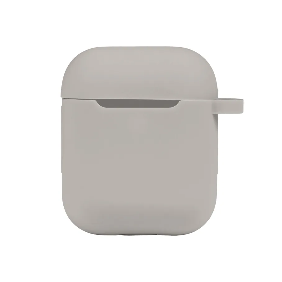 Футляр Silicone Case with hook для Airpods 1/2 10.Stone