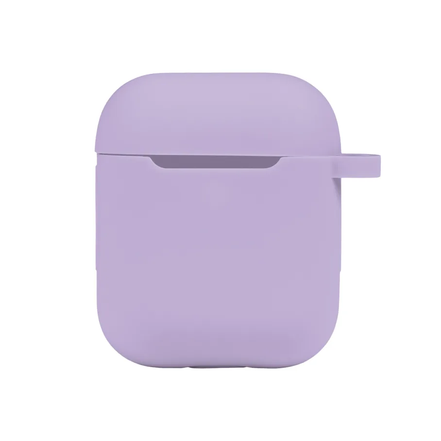 Футляр Silicone Case with hook для Airpods 1/2 39.Elegant purple