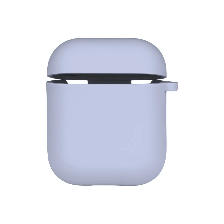 Футляр Silicone Case with microfibra для Airpods 1/2 05.Lilac