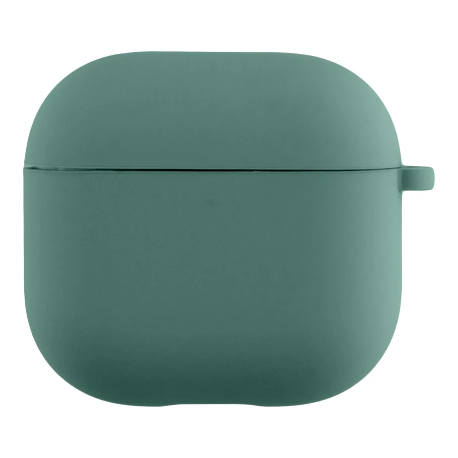 Футляр Silicone Case with microfibra для Airpods 3 55.Pine green