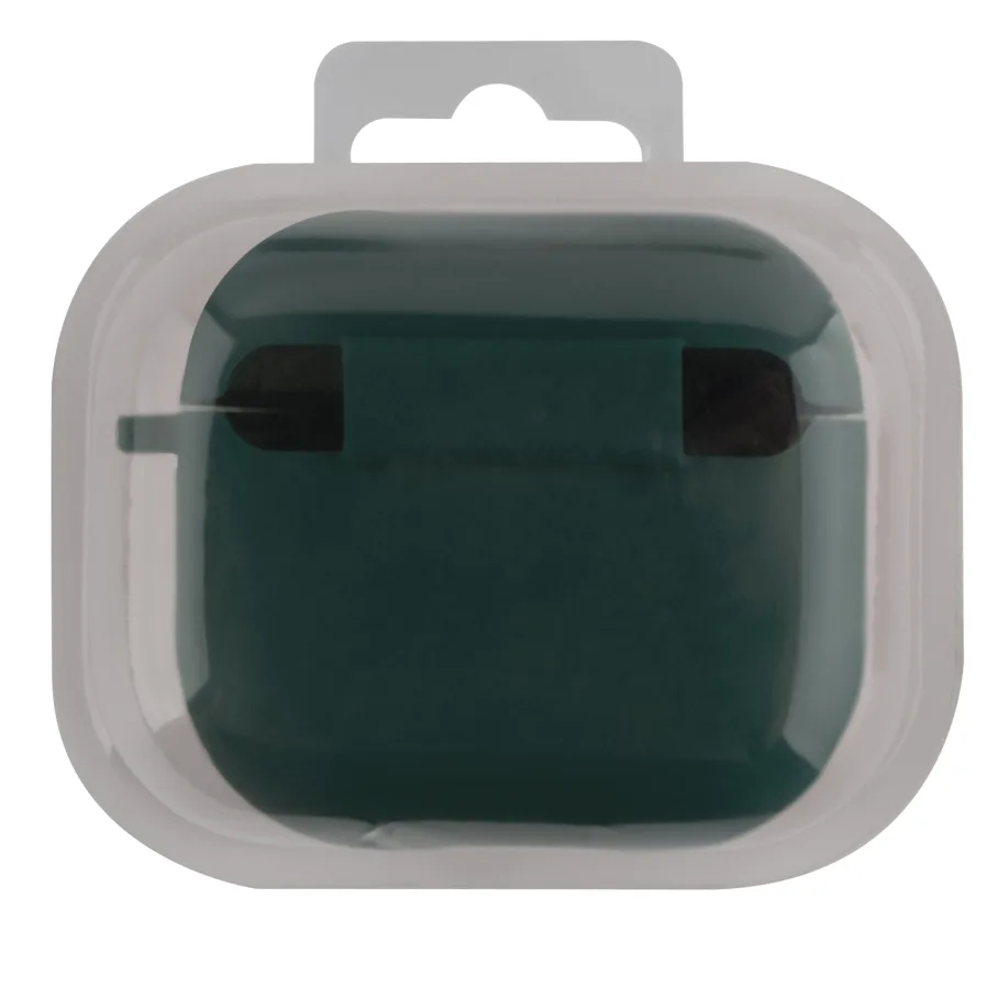 Футляр Silicone Case with microfibra для Airpods 3 55.Pine green