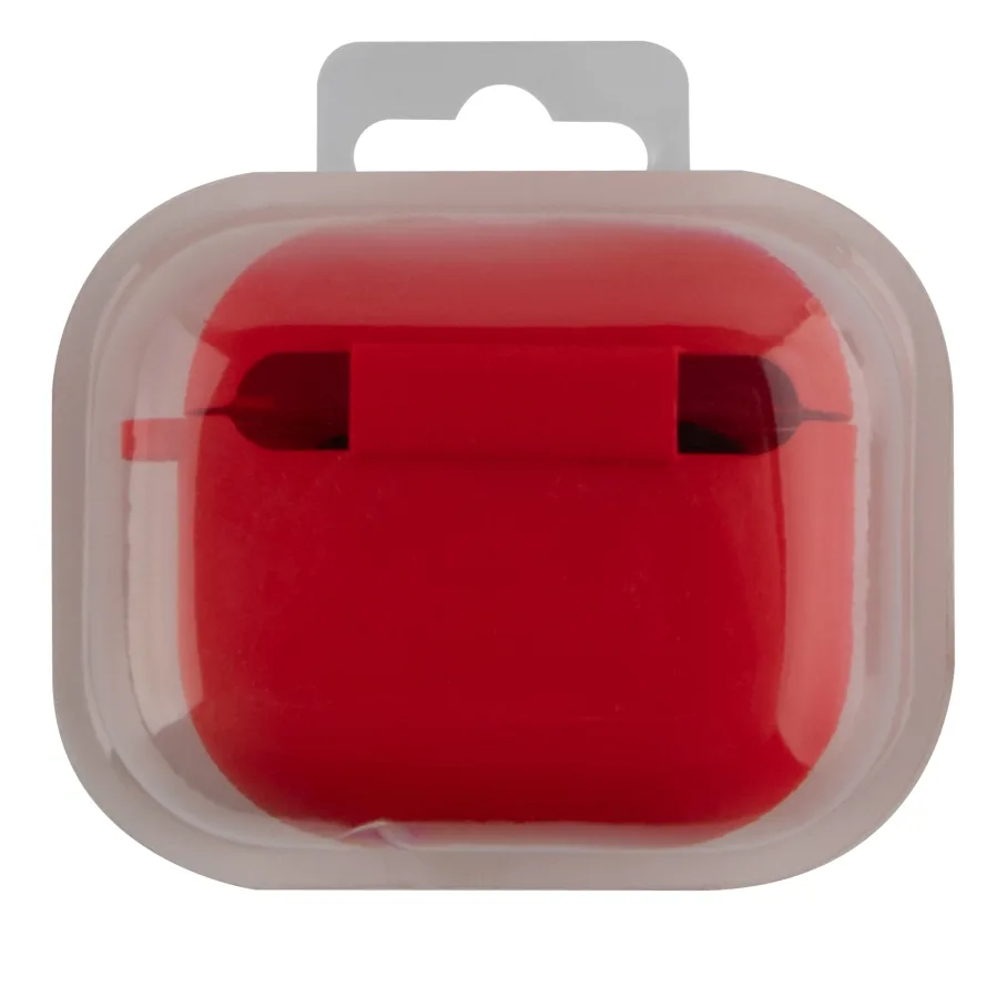 Футляр Silicone Case with microfibra для Airpods 3 14.Red