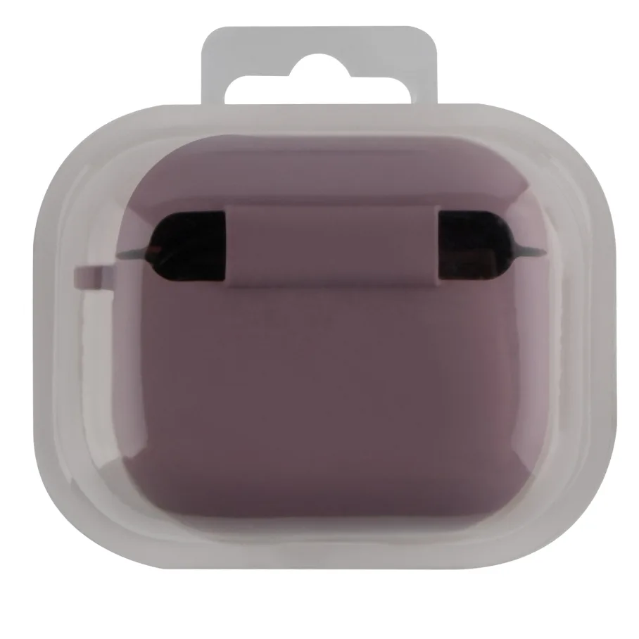 Футляр Silicone Case with microfibra для Airpods 3 68.Blackcurrant