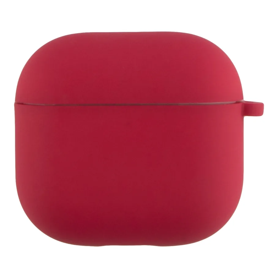 Футляр Silicone Case with microfibra для Airpods 3 37.Rose red
