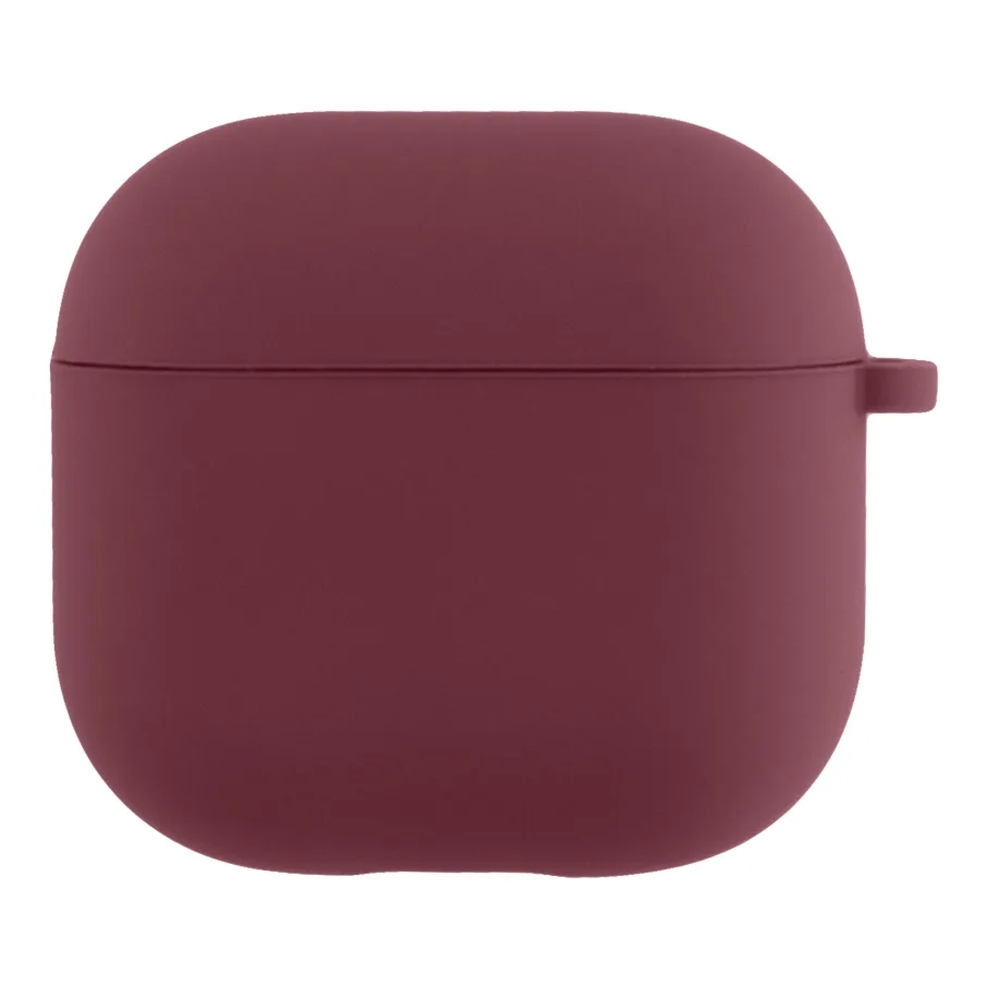 Футляр Silicone Case with microfibra для Airpods 3 42.Maroon