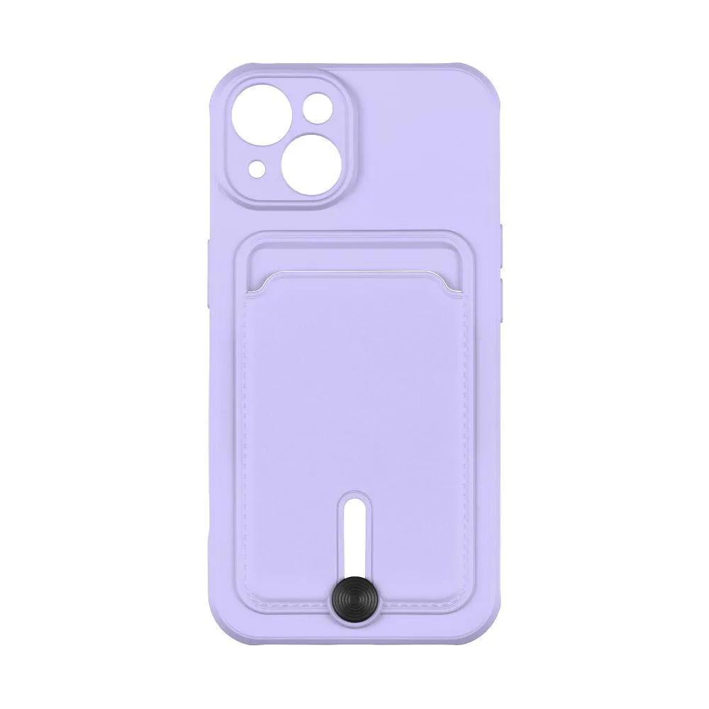 Чохол TPU Colorfull Pocket Card для iPhone 13 Колір 08.Dark Синій