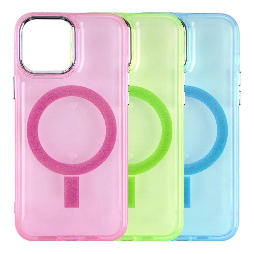Чохол TPU Lollipop with Magsafe для Iphone 13 Pro Колір Light Blue