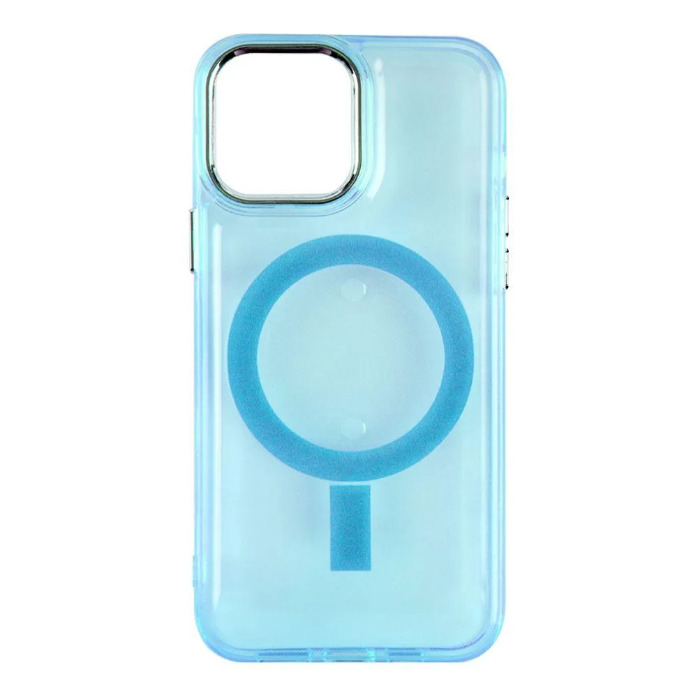 Чохол TPU Lollipop with Magsafe для Iphone 13 Pro Колір Light Blue