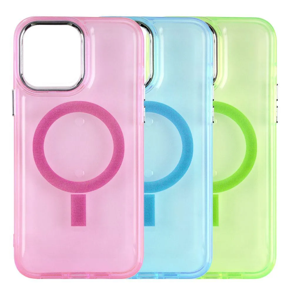 Чохол TPU Lollipop with Magsafe для Iphone 14 Pro Max Колір Light Blue